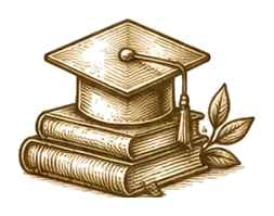 Student learning and science icon